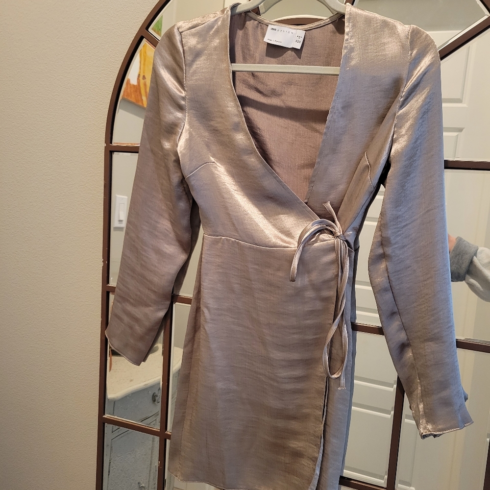 Mini wrap dress